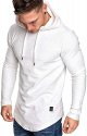 Mens Workout Sweatshirt Athletic Hoodies - Stylish Gym Running Hoodies Lightweight Pullover