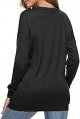 Womens Casual Sweatshirt Long Sleeve Pullover Tops Fall Fashion Clothes