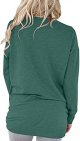Womens Sweatshirt Casual Loose Fitting Tops Long Sleeve T Shirt